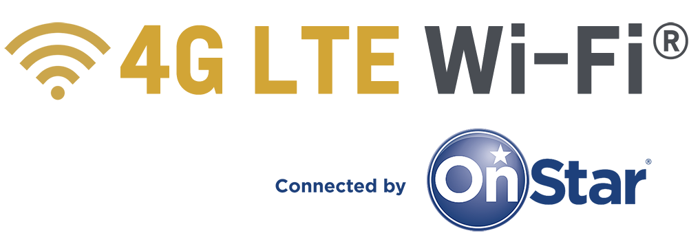 Logotipo 4G LTE Wi-fi con conectividad OnStar